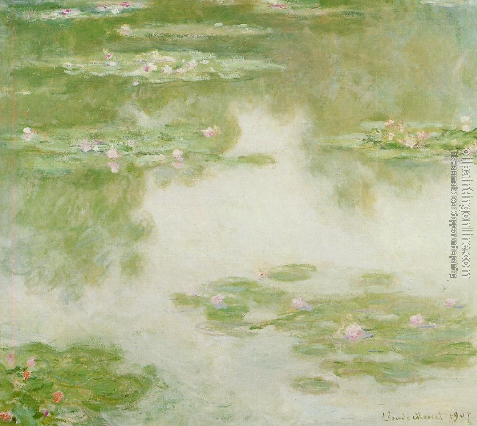 Monet, Claude Oscar - Water Lilies